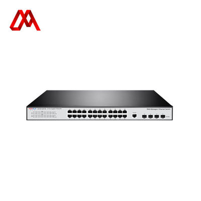 Hoodblue Multi Layer 3 Network Switch 24/48-Port 10 Gigabit Optical Web Management VLAN-divisie