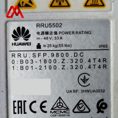 HUAWEI RRU1800/2100 RRU5502 02312BSJ Dual-Band Remote Radio Unit voor 4G- en 5G-netwerken